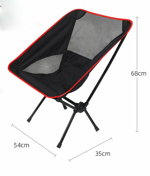 Wander & Wake CampComfort heavy-duty folding camping chair with carry bag