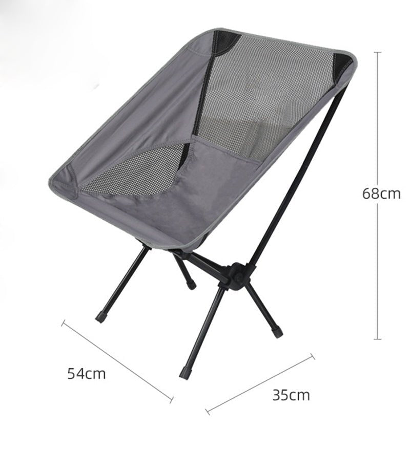 Wander & Wake CampComfort heavy-duty folding camping chair with carry bag