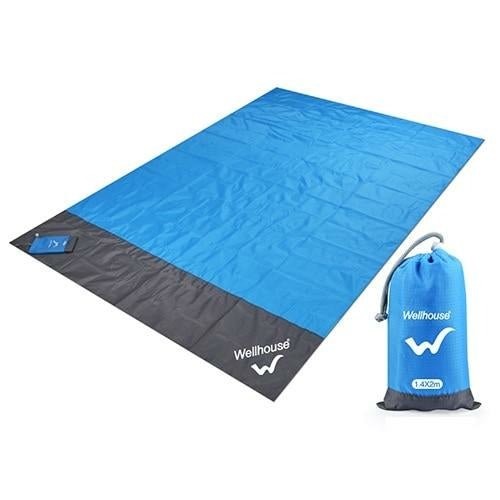 Wander & Wake Shoreline waterproof sand-free beach and camping blanket