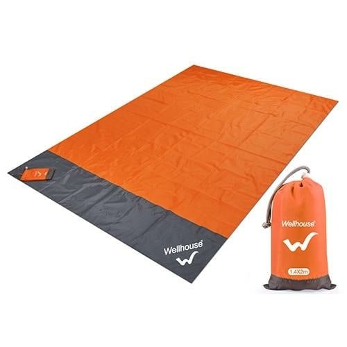 Wander & Wake Shoreline waterproof sand-free beach and camping blanket