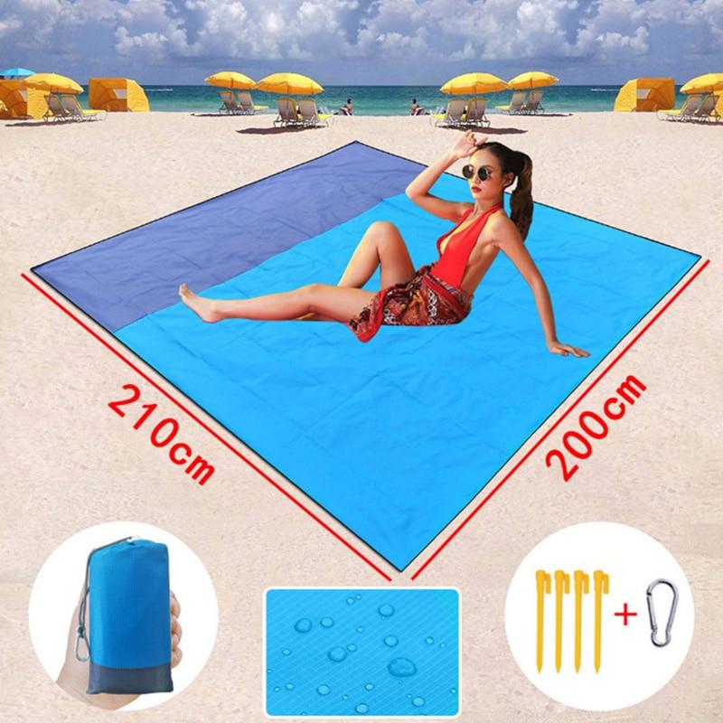 Wander & Wake Shoreline waterproof sand-free beach and camping blanket