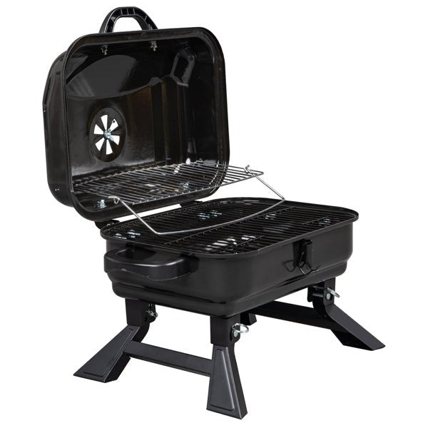 Wander & Wake TrailFire portable foldable charcoal grill for camping and lakeside cookouts