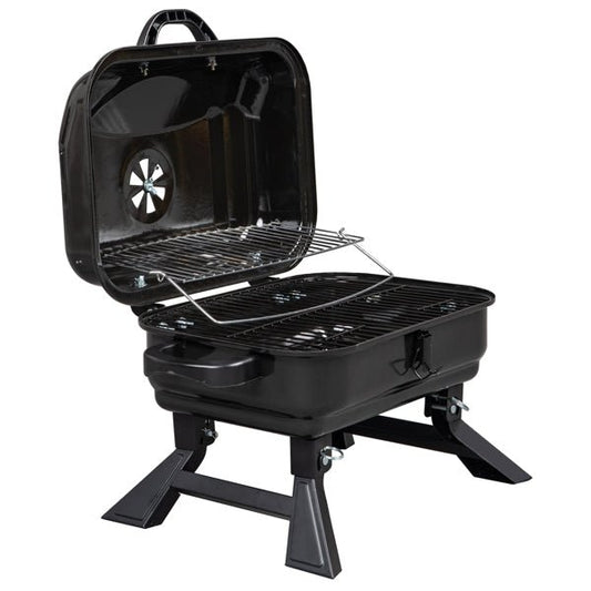Wander & Wake TrailFire portable foldable charcoal grill for camping and lakeside cookouts
