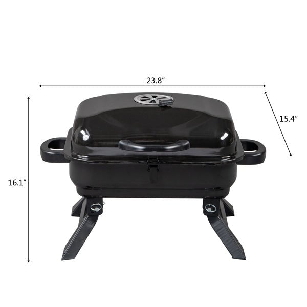 Wander & Wake TrailFire portable foldable charcoal grill for camping and lakeside cookouts