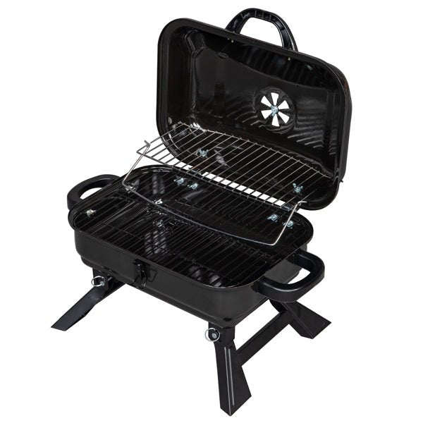 Wander & Wake TrailFire portable foldable charcoal grill for camping and lakeside cookouts