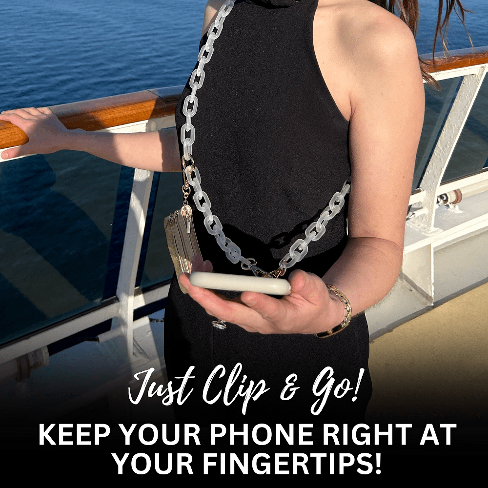 SaveTheGirls Clip & Go Phone Chain | Crossbody Lanyard with Pouch - product image 4