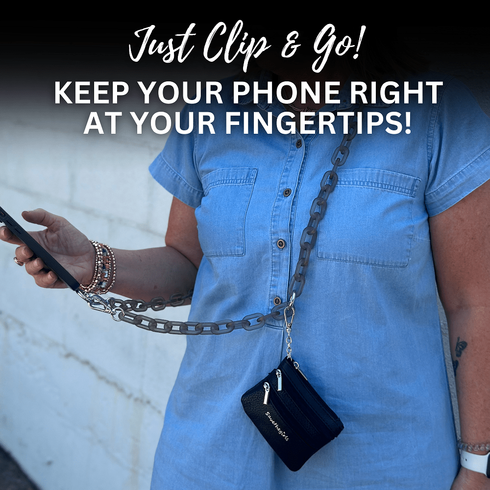 SaveTheGirls Clip & Go Phone Chain | Crossbody Lanyard with Pouch - product image 18