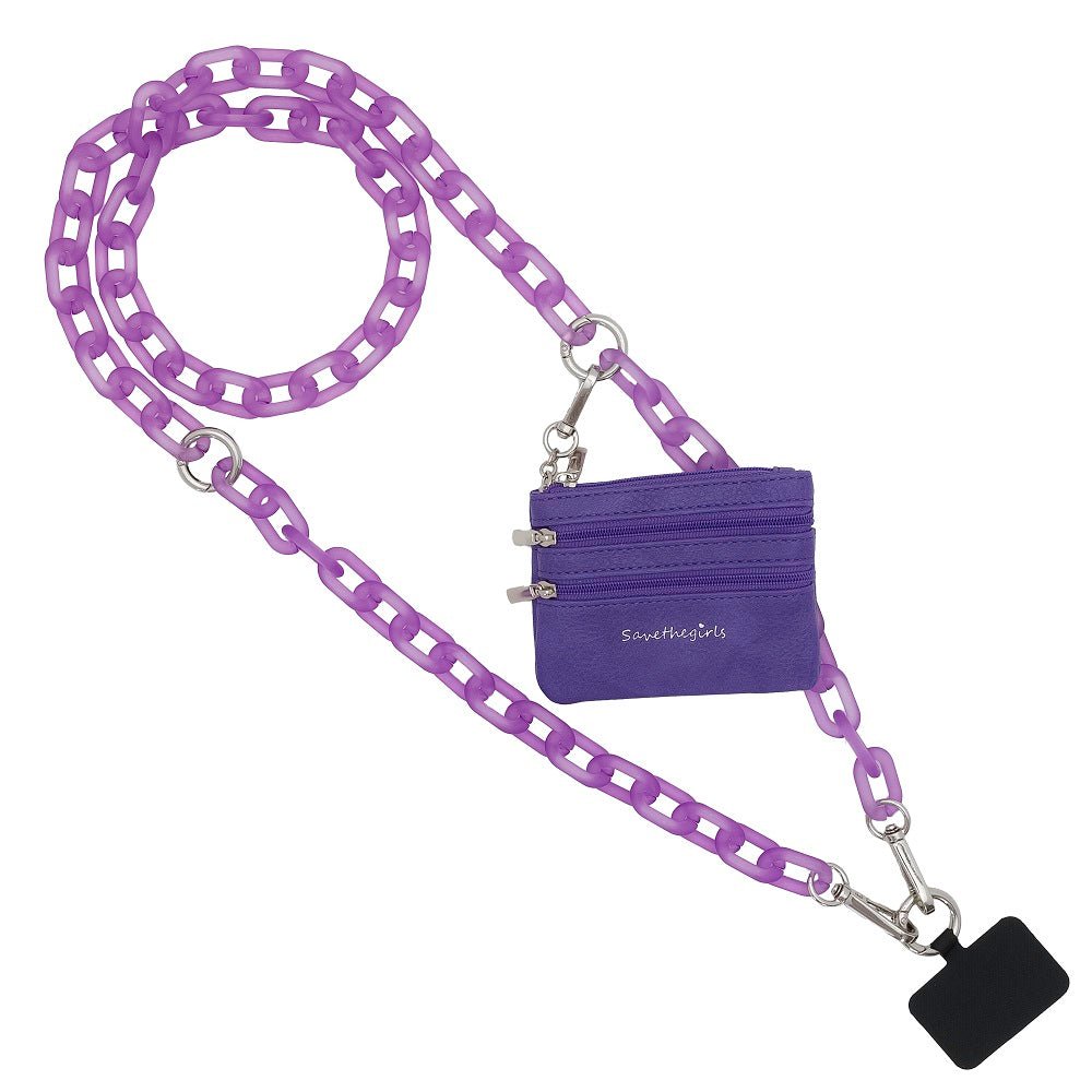 SaveTheGirls Clip & Go Phone Chain | Crossbody Lanyard with Pouch - product image 15