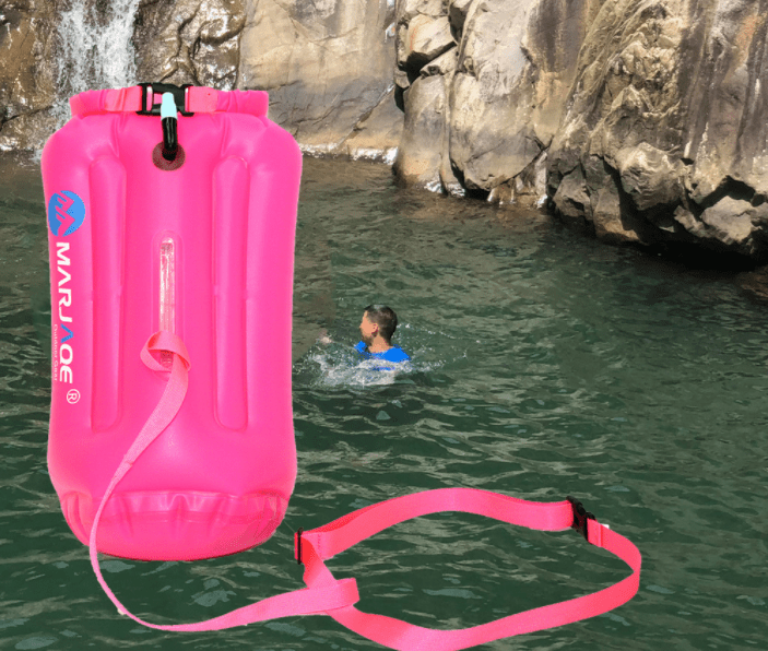 Wander & Wake™ 20L Inflatable Swim Buoy Dry Bag | Waterproof Floating Storage Bag - Wander & Wake