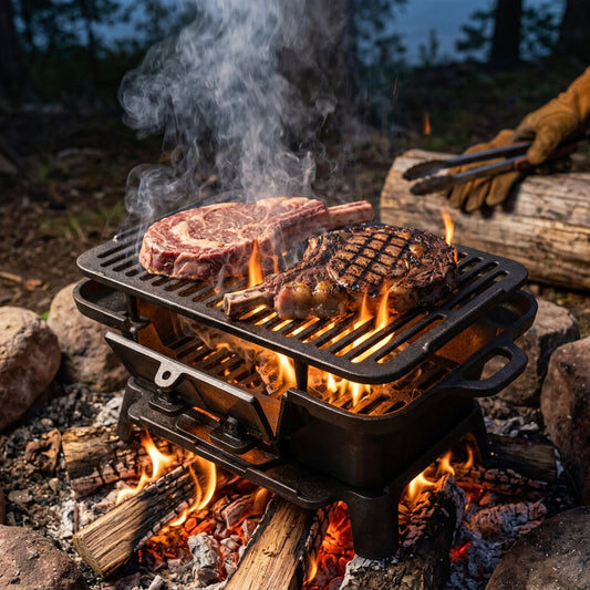 Oval Cast Iron Charcoal Grill - product image 5