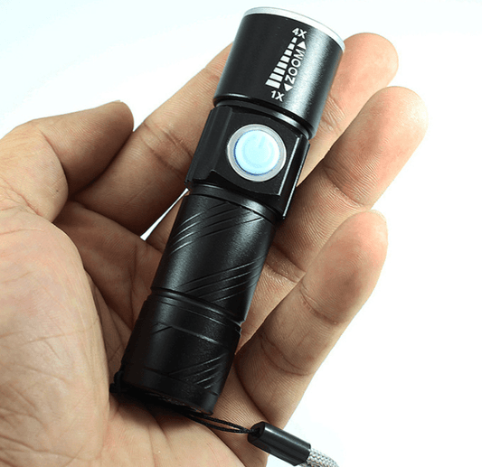 Wander & Wake™ Rechargeable LED Tactical Flashlight | Compact Outdoor Flashlight - Wander & Wake