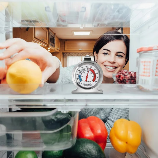 Wander & Wake™ Stainless Steel Refrigerator & Freezer Thermometers (2-Pack or 4-Pack) - Wander & Wake