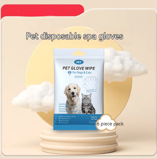 Wander & Wake™ Pet Cleaning Wipes & Grooming Gloves | Daily Hygiene Care for Dogs & Cats - Wander & Wake