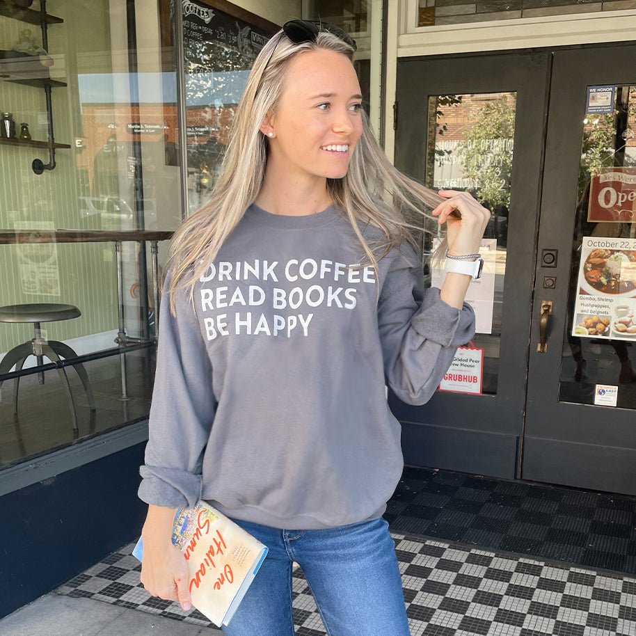 Ivy + Cloth “Drink Coffee, Read Books, Be Happy” Top - product image 1