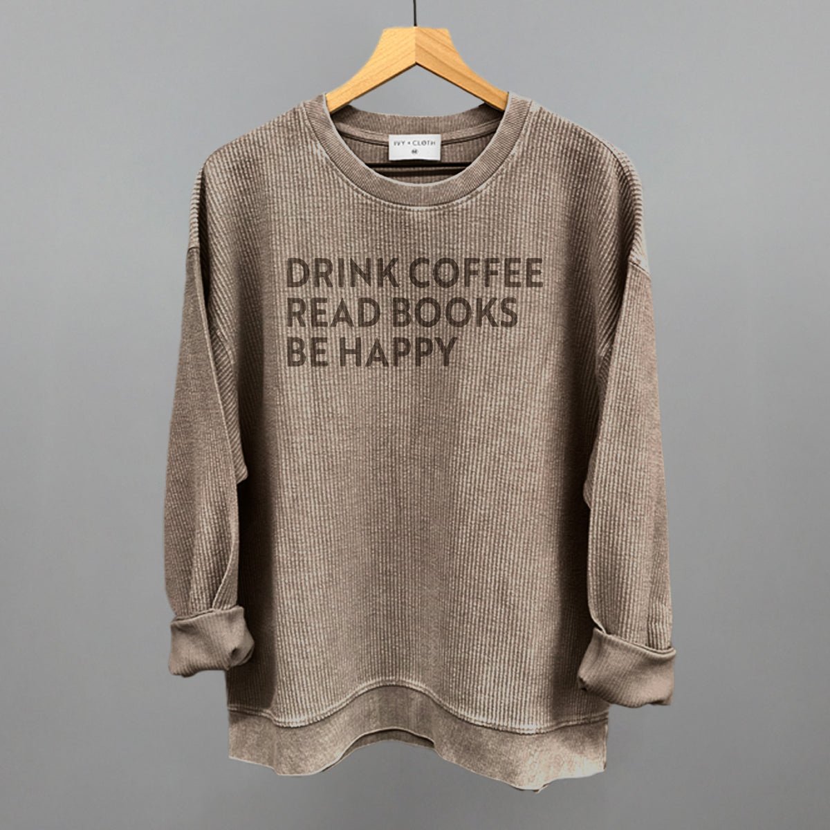 Ivy + Cloth “Drink Coffee, Read Books, Be Happy” Top - product image 15