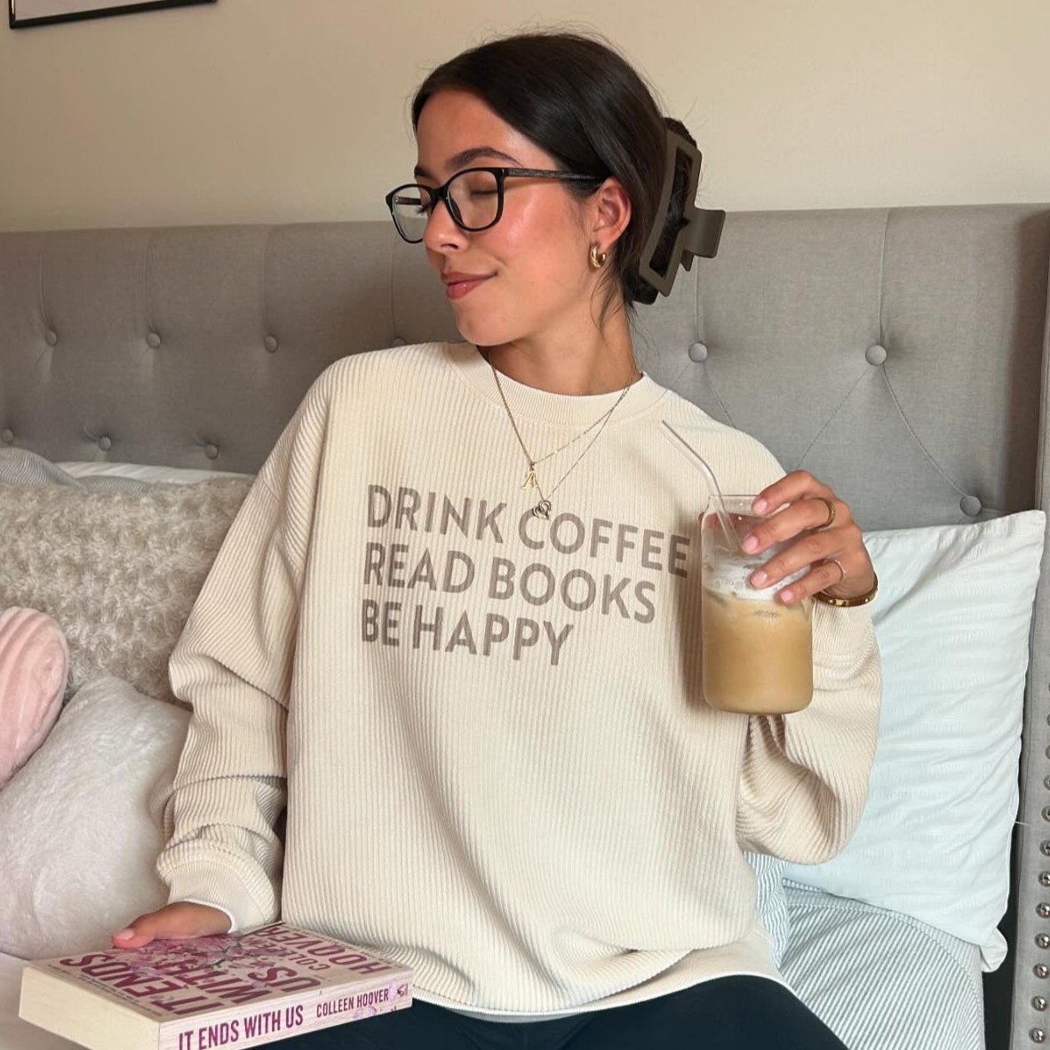 Ivy + Cloth “Drink Coffee, Read Books, Be Happy” Top - product image 3