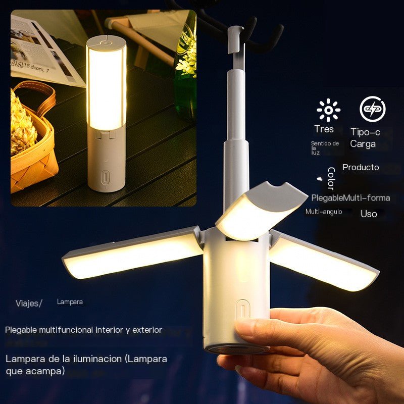 Wander & Wake™ Rechargeable LED Camping Lantern | Foldable Outdoor Tent Light - Wander & Wake