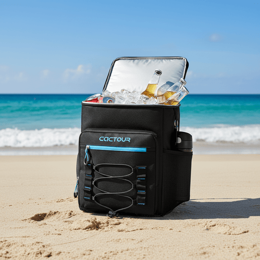 Wander & Wake™ Insulated Cooler Backpack | Leak-Resistant 36-Can Soft Cooler - Wander & Wake