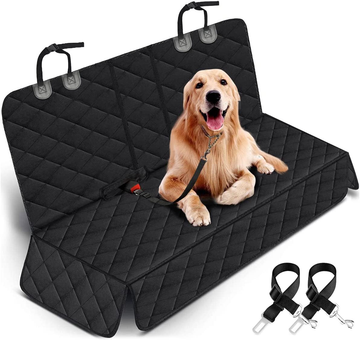 Wander & Wake AdventureGuard waterproof pet and family car seat protector with non-slip backing