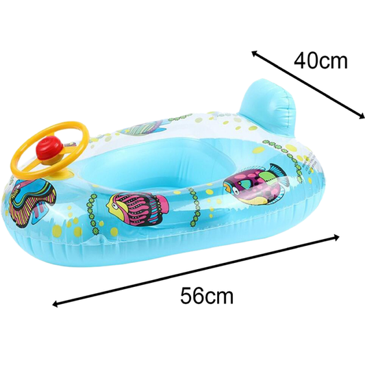Wander & Wake™ Kids Inflatable Swim Seat Float | Secure Baby & Toddler Pool Floater for Summer Water Fun - Wander & Wake