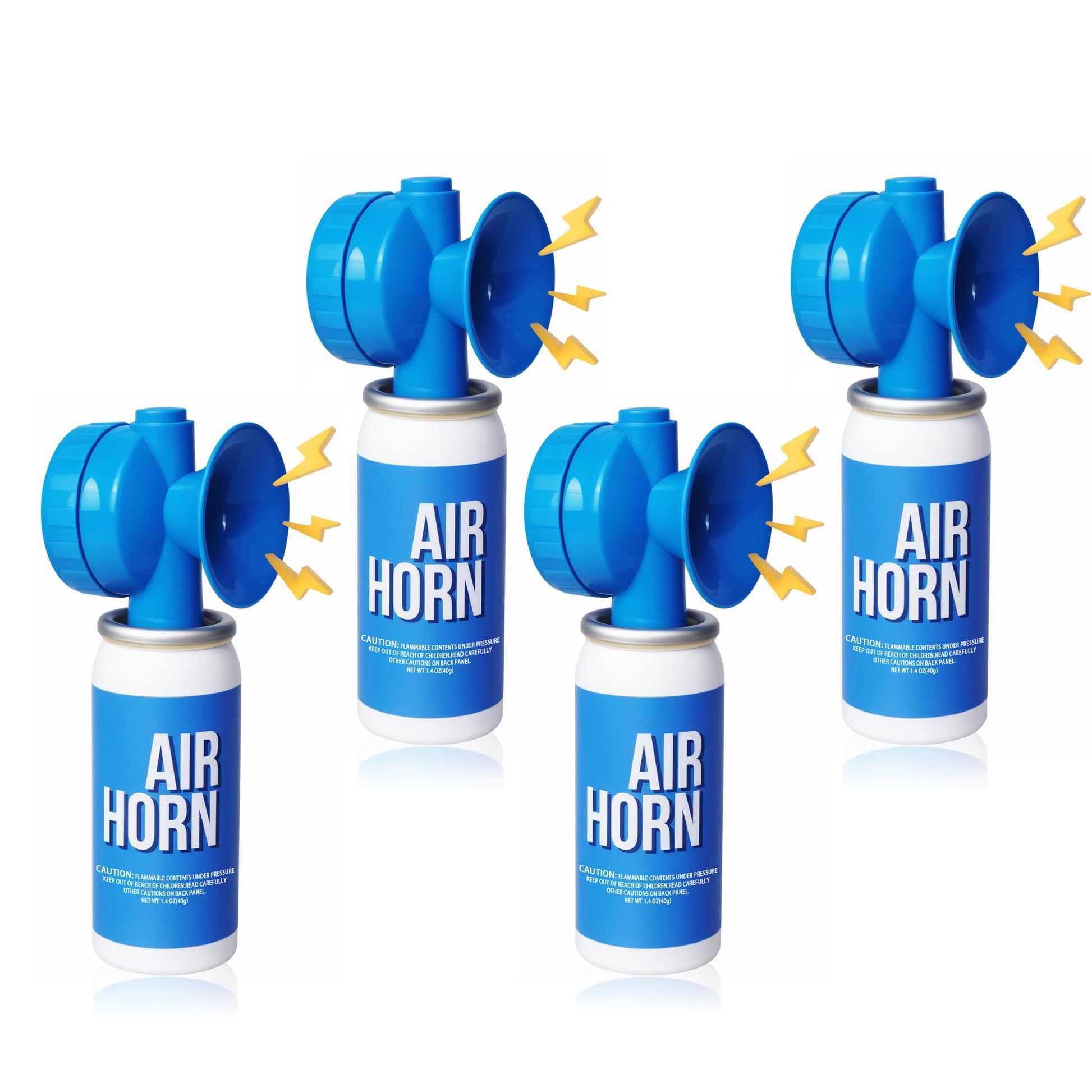 Wander & Wake™ Portable Air Horn | Emergency Safety Horn for Boating, Camping & Outdoor Adventures 4 pk - Wander & Wake