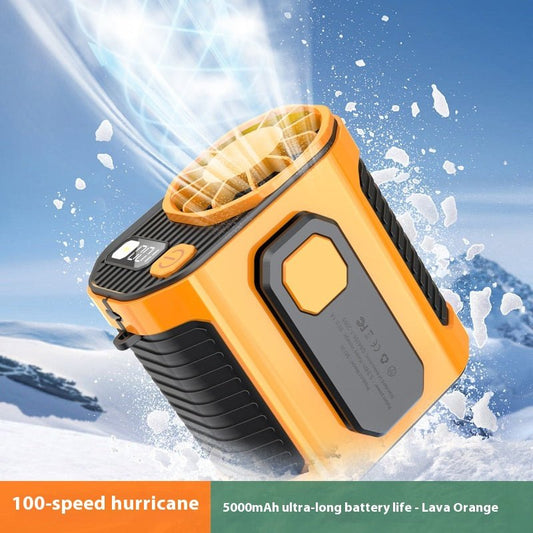 Wander & Wake™ Rechargeable Camping Fan & Power Bank | 10-Speed Portable Outdoor Cooling Fan with Wrist Strap - Wander & Wake