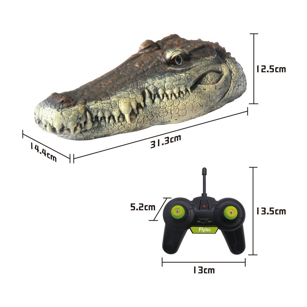 Wander & Wake™ Remote Control Crocodile Boat | Realistic RC Water Toy - Wander & Wake