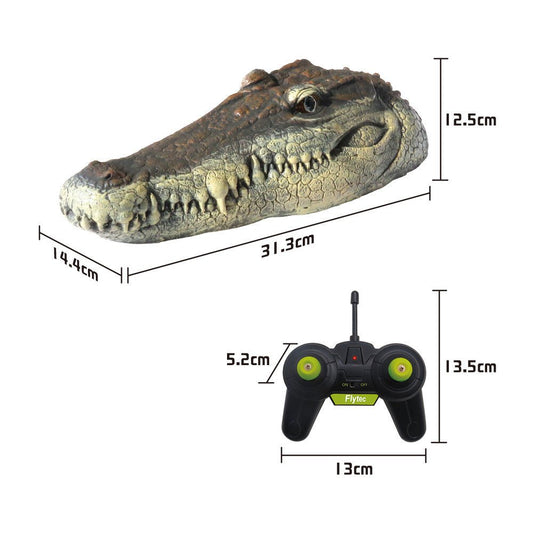 Wander & Wake™ Remote Control Crocodile Boat | Realistic RC Water Toy - Wander & Wake