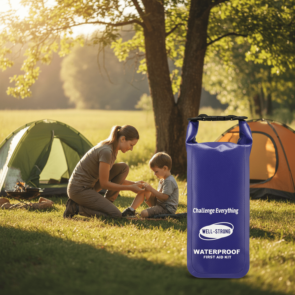 Wander & Wake WELL-STRONG Waterproof First Aid Kit Roll Top Boat Emergency Kit with Waterproof Contents - Wander & Wake